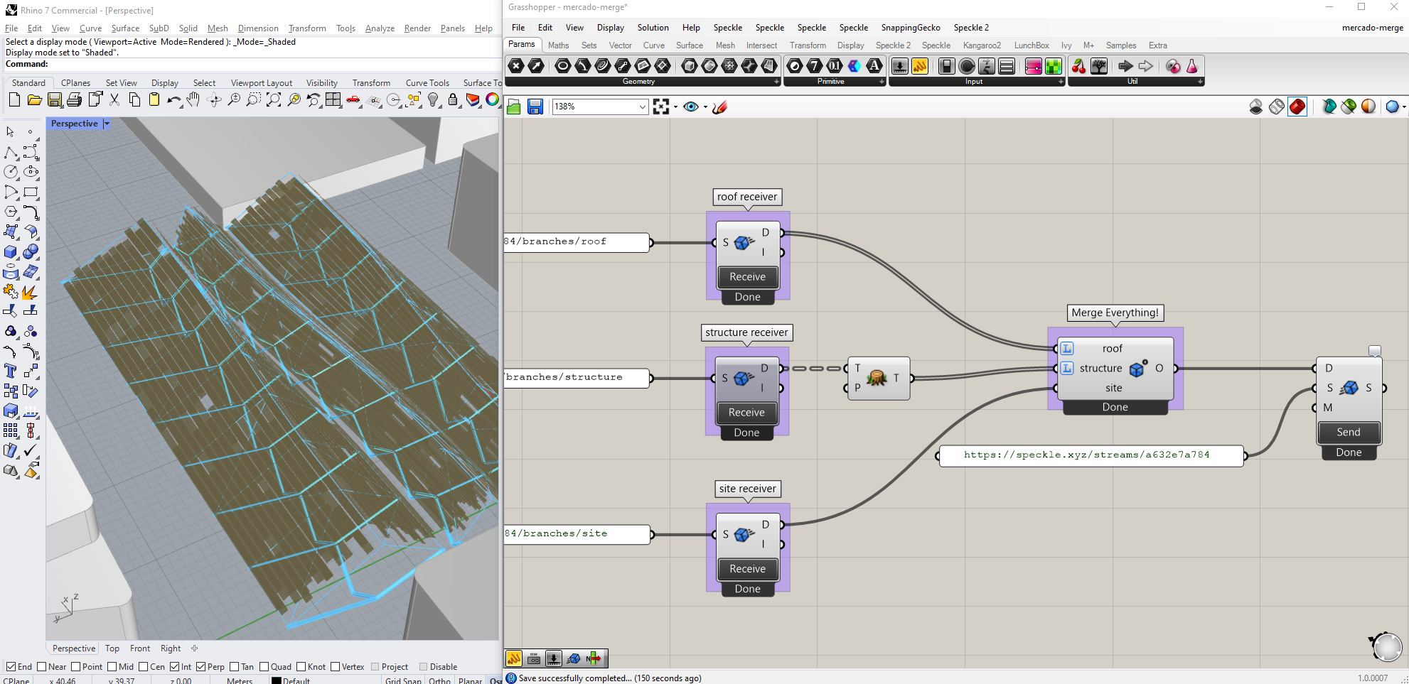 merging data in grasshopper