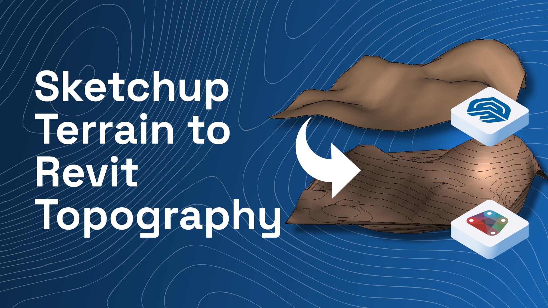 ⛰ Sketchup Terrain to Revit Topography