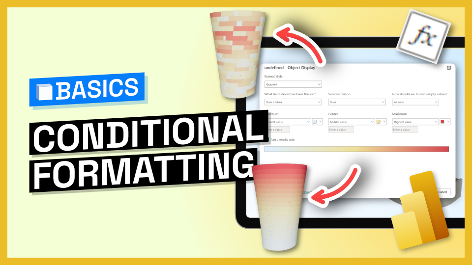 Using Conditional Formatting in 3D Viewer Visual